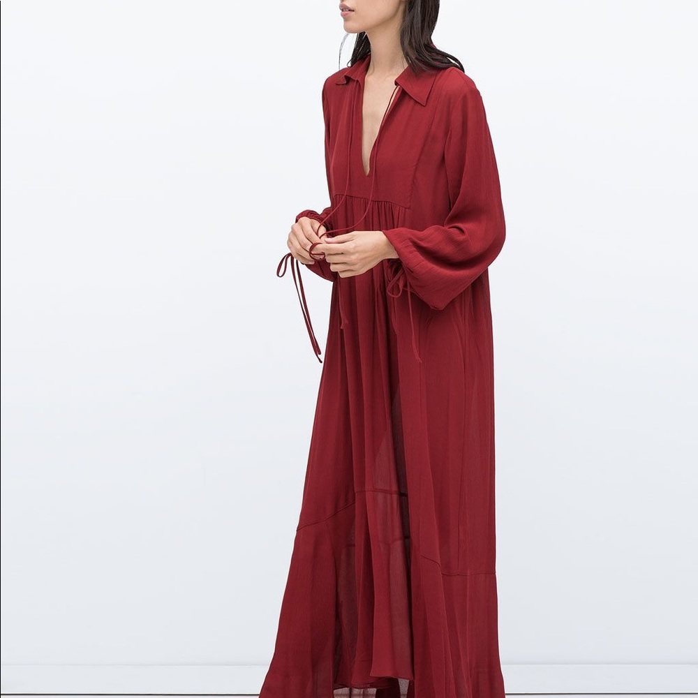 Zara long studio dress